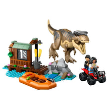 Conjunto LEGO Jurassic World Fuga Pelo Rio do T. rex com vista adicional