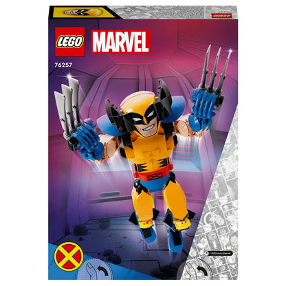 LEGO Marvel Wolverine Buildable Figure in action pose with claws