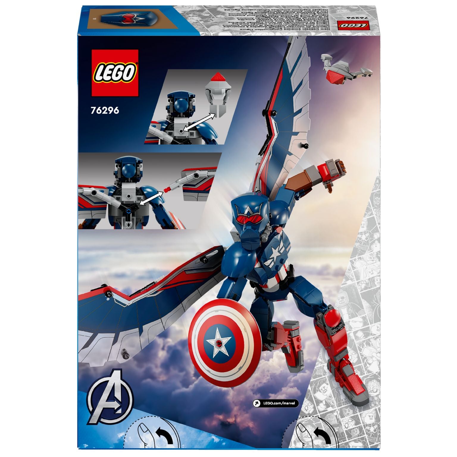 Lego Marvel 76296 Novo Capitão América