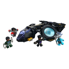 Lego Marvel Pássaro do Sol de Shuri com nave de Wakanda e minifiguras