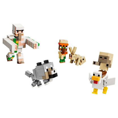 Detail of LEGO Minecraft Chicken Jockey's Desert Attack set