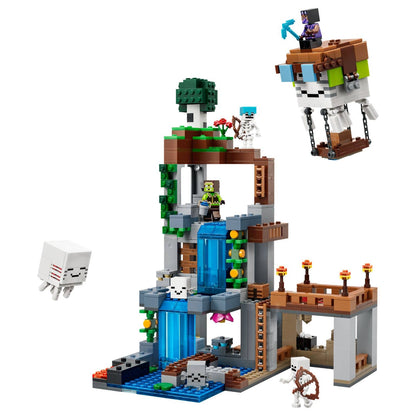 LEGO Minecraft Ghast Station set assembled