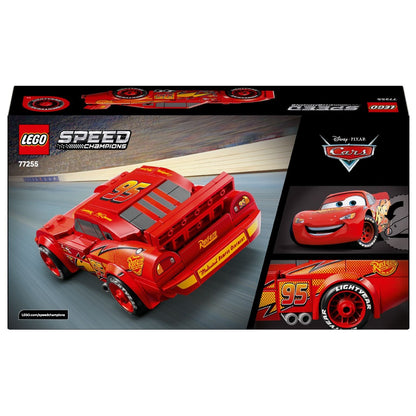 Lego Speed Champions Lightning McQueen red Cars style car for building and playing
