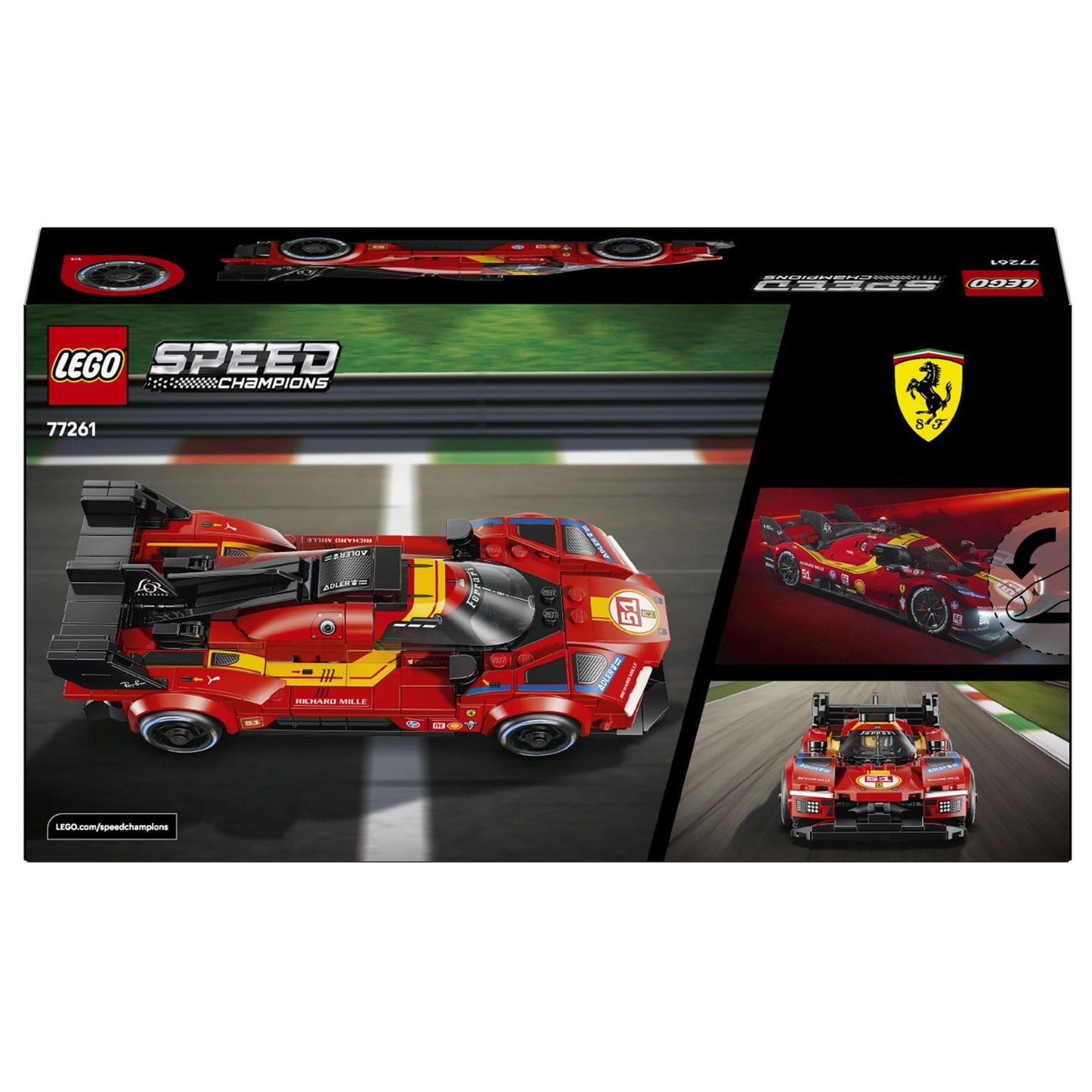 LEGO Ferrari 499P para fãs de corridas e coleção