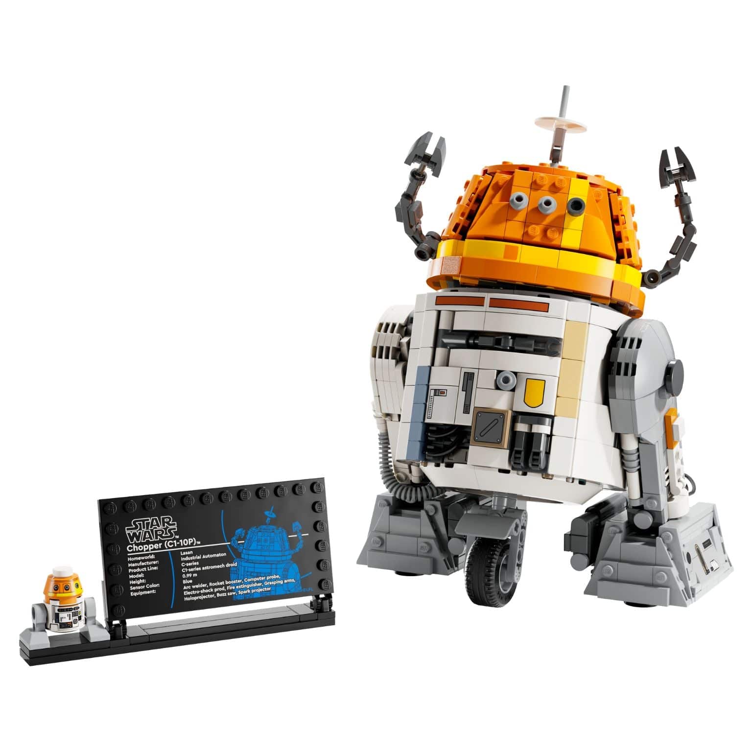 Figura LEGO Star Wars Chopper com vista adicional
