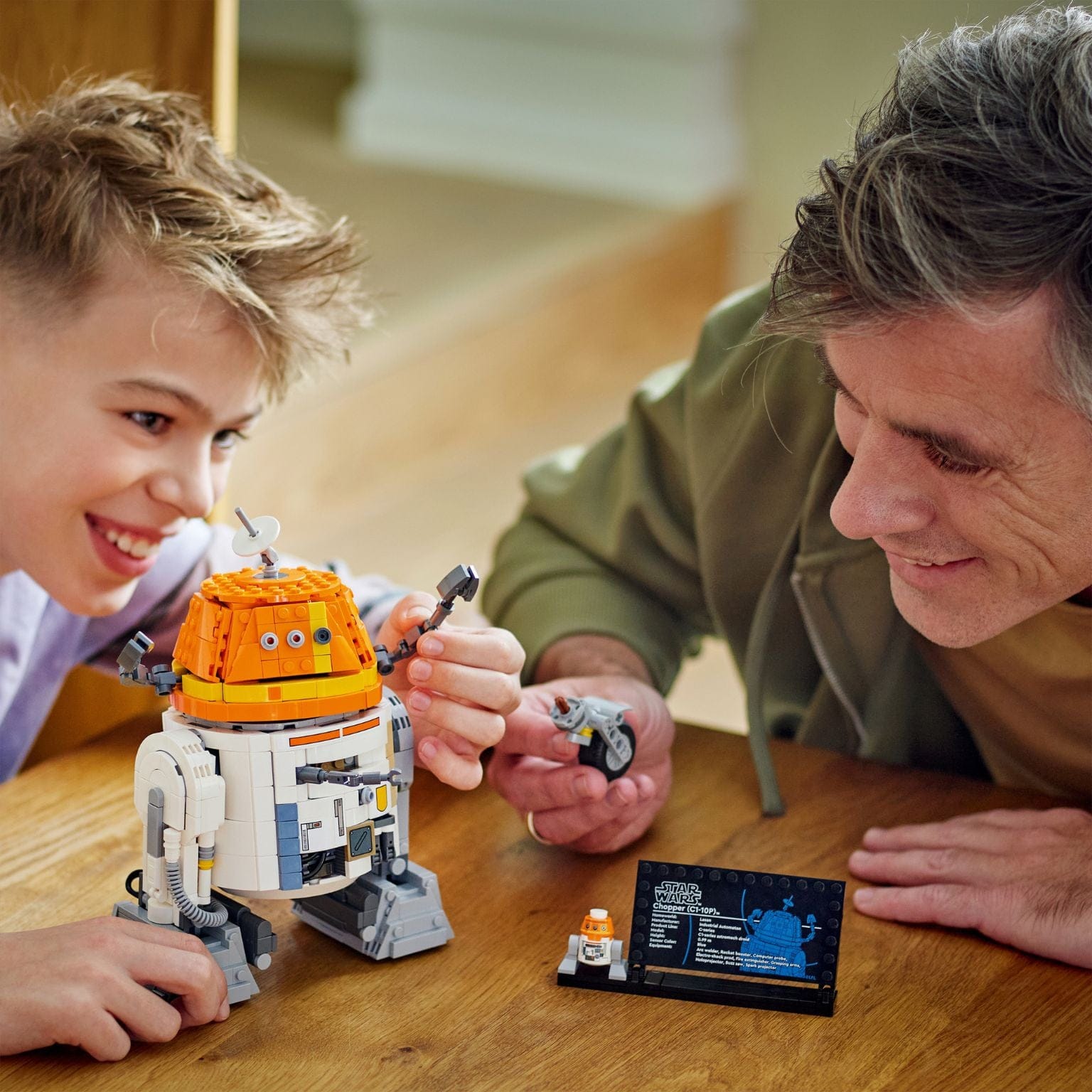 Detalhe do LEGO Star Wars Droid Astromech Chopper