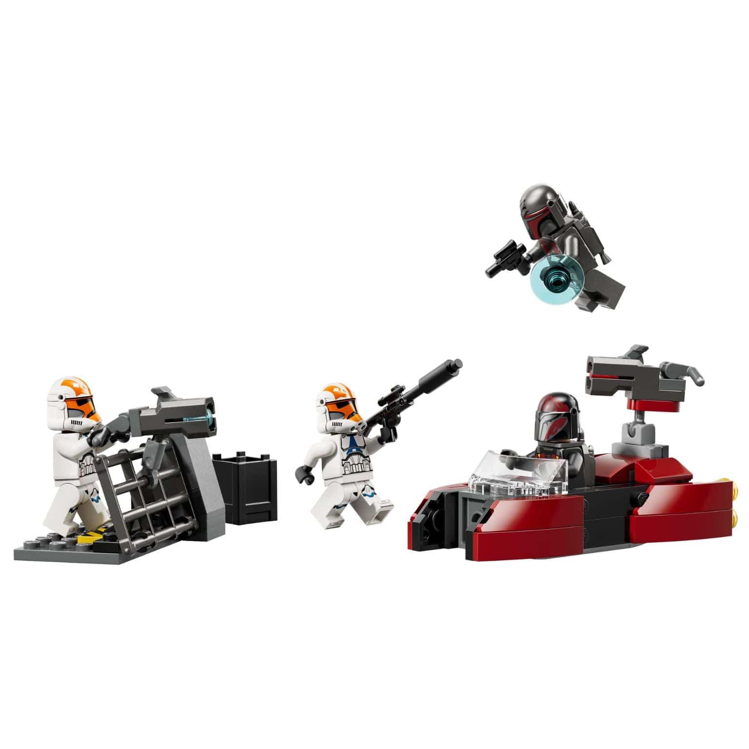 Lego Star Wars Pacote de Combate do Cerco de Mandalore com figuras e cenário de batalha