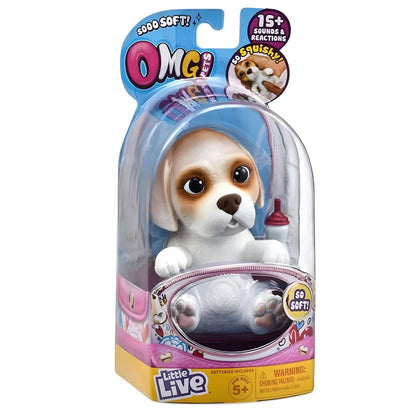 Little Live Pets OMG Beagle highlighted for tender playtime