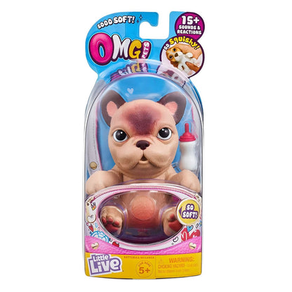 Little Live Pets OMG French Bulldog highlighted for affectionate playtime