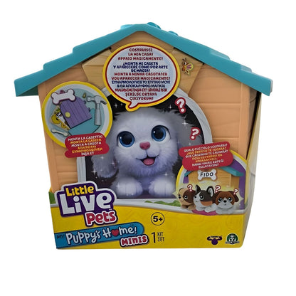 Little Live Pets Mini Surprise Dog House with house, adoption accessories and mystery dog
