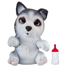 Detalhe do Little Live Pets OMG Husky cheio de imaginação