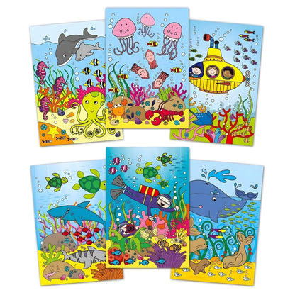 Galt Water Magic In the Ocean coloring book with water pen and underwater illustrations