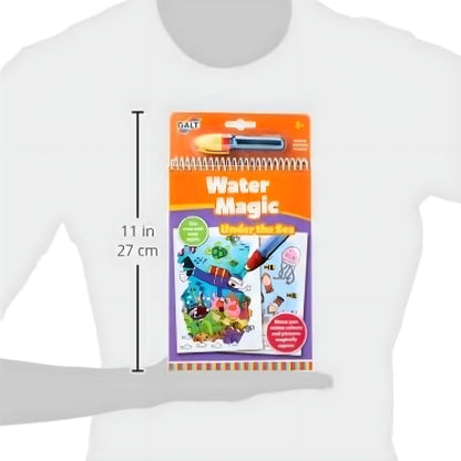 Galt Water Magic In the Ocean coloring book with water pen and underwater illustrations