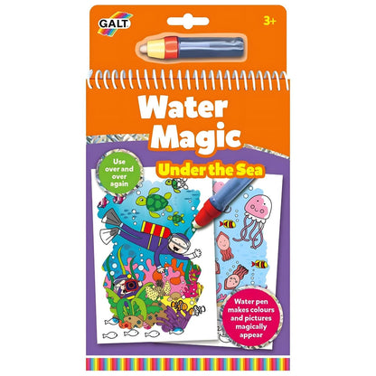 Galt Water Magic In the Ocean coloring book with water pen and underwater illustrations