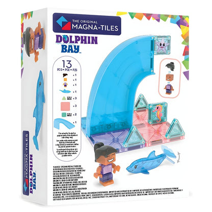 Magna-Tiles Dolphin Bay with magnetic pieces and ocean adventure