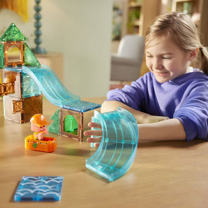 MAGNA-TILES Raging Rapids with magnetic constructions inspired by nature