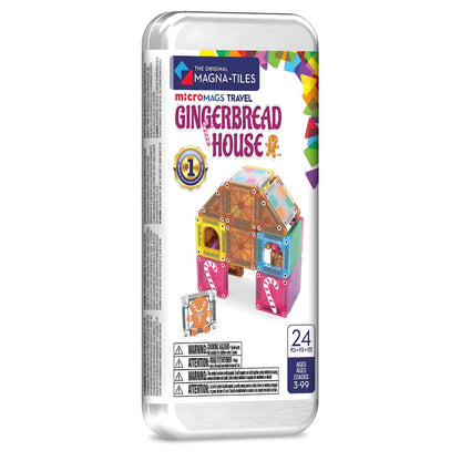 MAGNA-TILES microMAGS Gingerbread House colorful magnetic gingerbread house