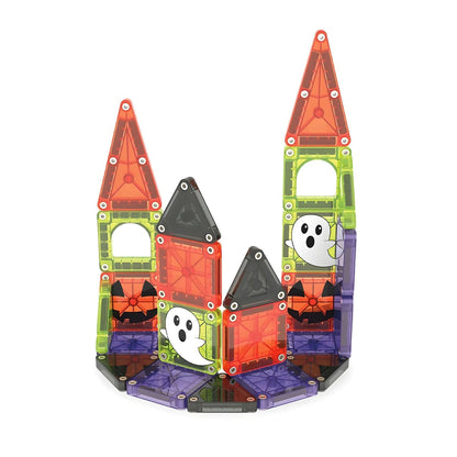 MAGNA-TILES Travel Spooky with ghosts and pumpkins