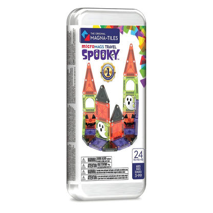 MAGNA-TILES Travel Spooky with haunted house and Halloween pieces