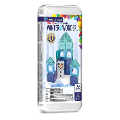 MAGNA-TILES Winter Travel with winter scenery in main view