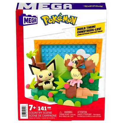 Mega Pokemon Rural Landscape with buildable countryside scenery and Pokémon characters