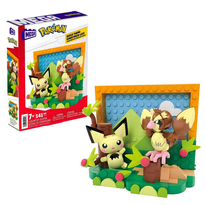 Mega Pokemon Rural Landscape with buildable countryside scenery and Pokémon characters