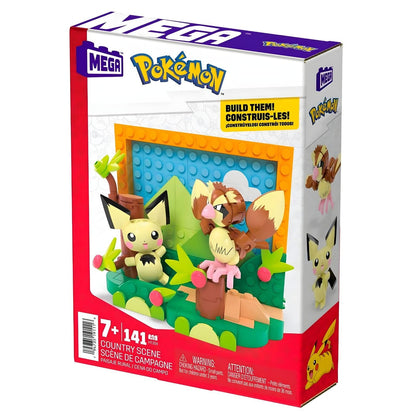 Mega Pokemon Rural Landscape with buildable countryside scenery and Pokémon characters