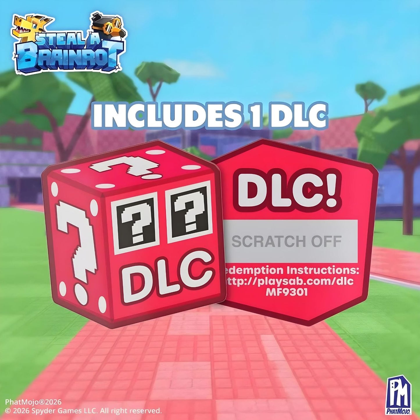 Minifiguras Roblox Steal A Brainrot com detalhe visual do produto
