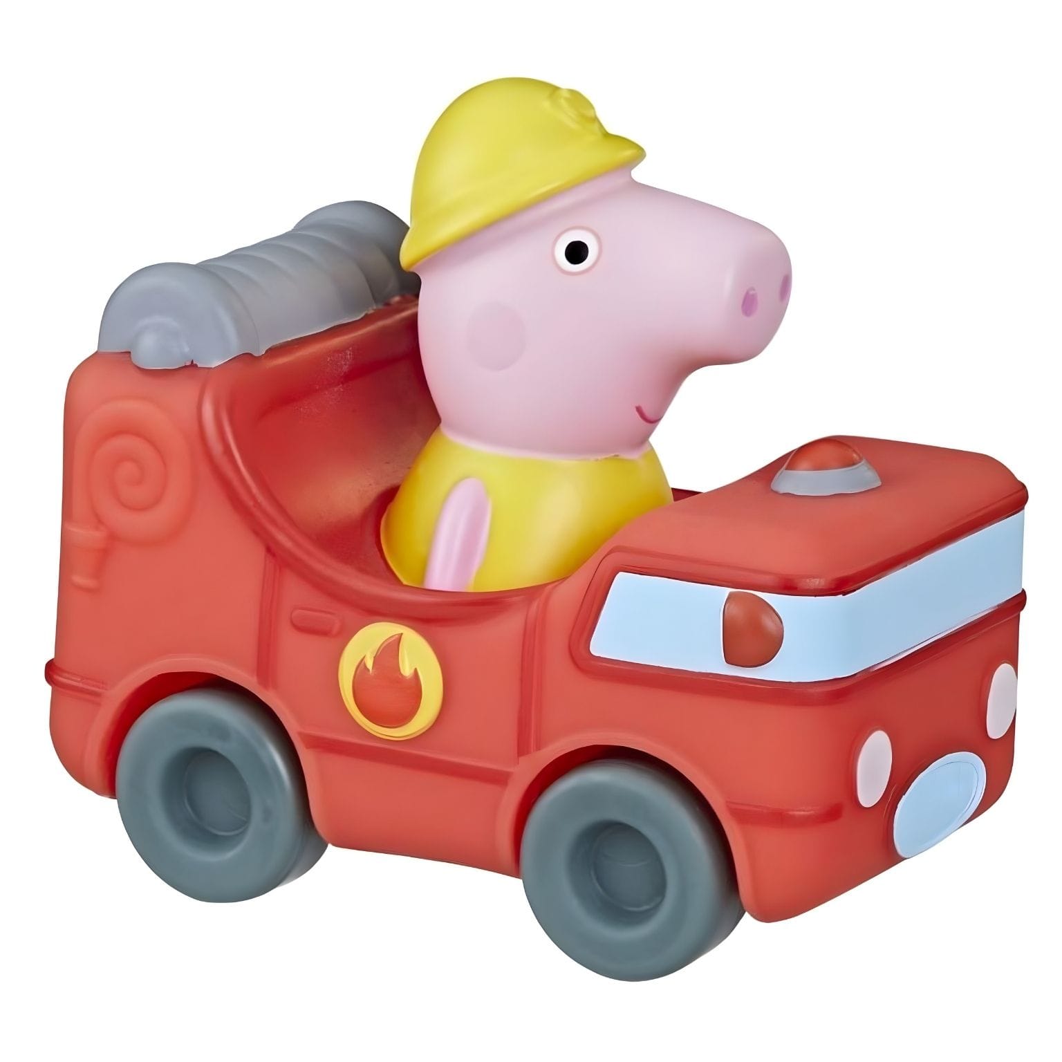 Mini veículo Peppa Pig carro de bombeiros com Peppa integrada
