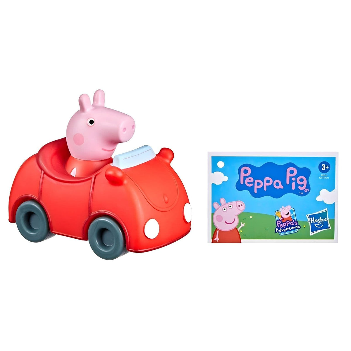 Carro vermelho da Peppa Pig Little Buggy com rodas que rolam