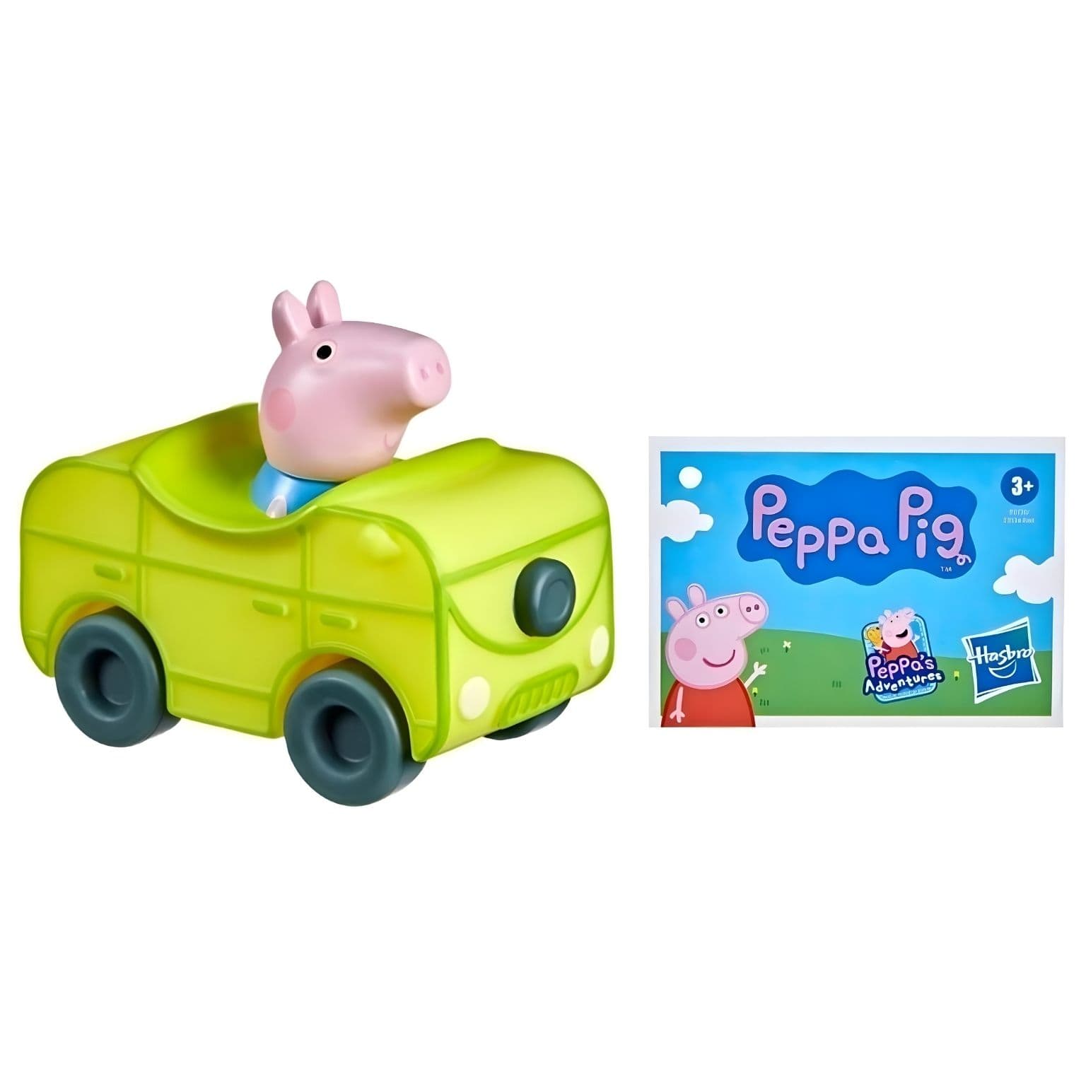 George Pig Peppa Pig em mini veículo autocaravana