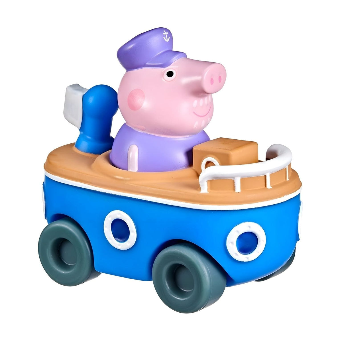 Mini veículo Peppa Pig Grandpa Pig com rodas que rolam
