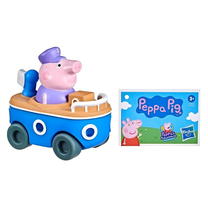 Grandpa Pig Peppa Pig in boat mini vehicle