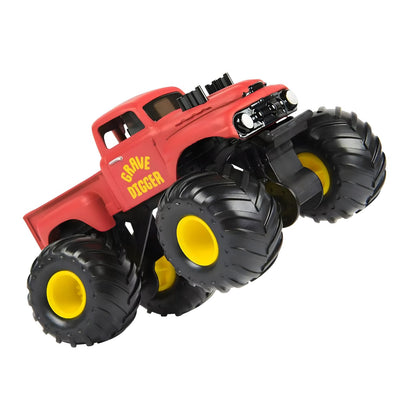 Grave Digger Retro visto de trás em ângulo