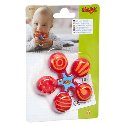 Red Star Teether for baby in star shape
