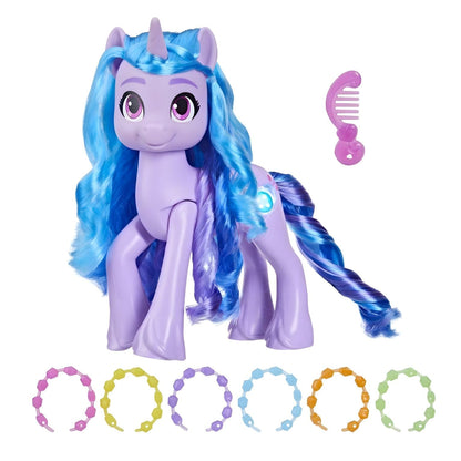 Izzy Moonbow My Little Pony in Discover the Glow packaging with accessories