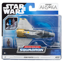 Nave Star Wars Micro Galaxy Fiend Fighter em embalagem para coleção