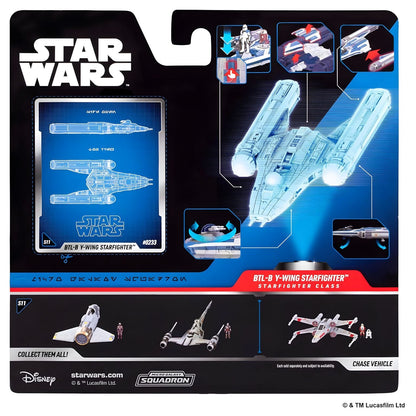 Star Wars Micro Galaxy BTL-B Y-Wing Starfighter Ship as a fleet piece