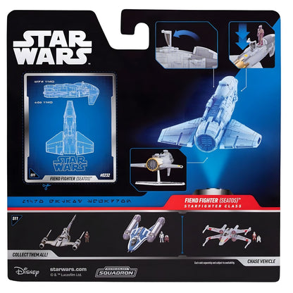 Star Wars Micro Galaxy Fiend Fighter Ship as a galactic action piece