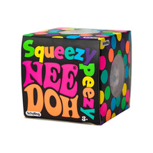Nee Doh Squezzy Peezy da Schylling, bola sensorial transparente com contas coloridas para apertar