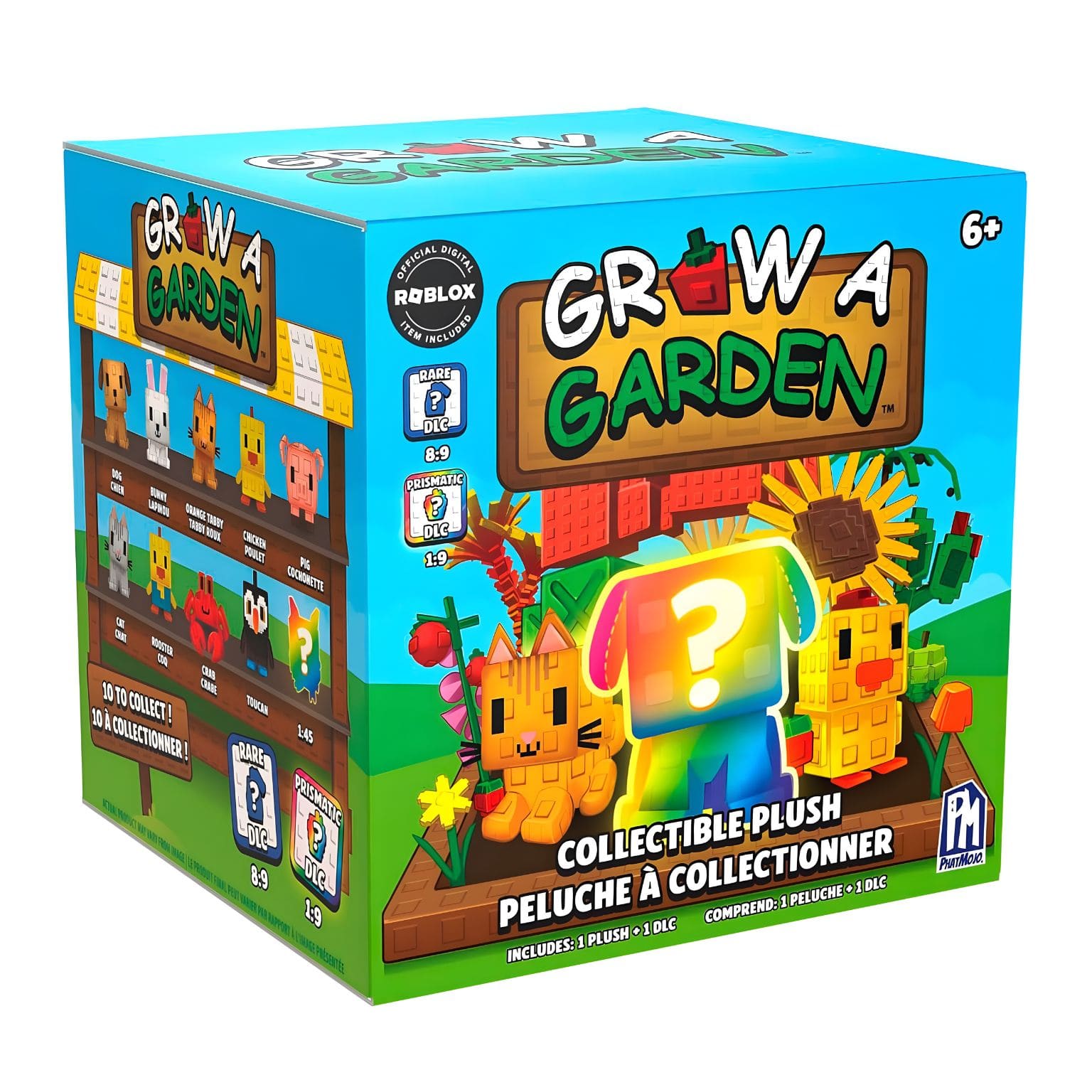 Peluche Surpresa Grow a Garden embalagem frontal