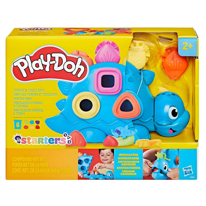 Play-Doh Dinosaur shapes and colors for creative play