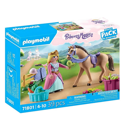 Playmobil Starter Pack Princess with horse with care accessories and ride scenery