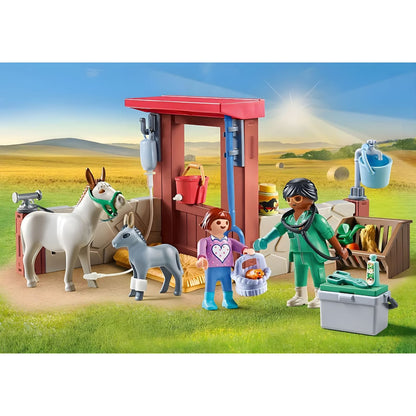 Playmobil 71471 Farm Vet set detail