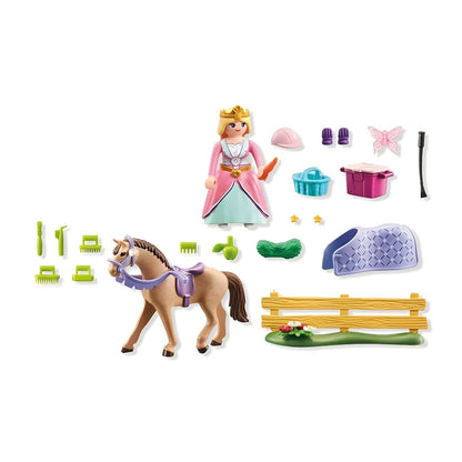 Playmobil Starter Pack Princess with horse with care accessories and ride scenery