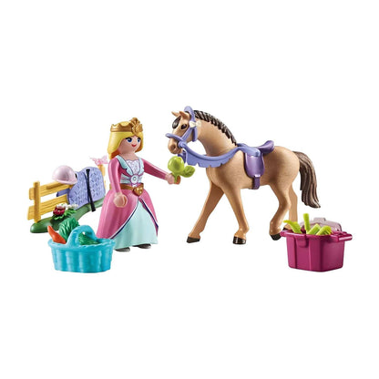 Playmobil Starter Pack Princess with horse with care accessories and ride scenery