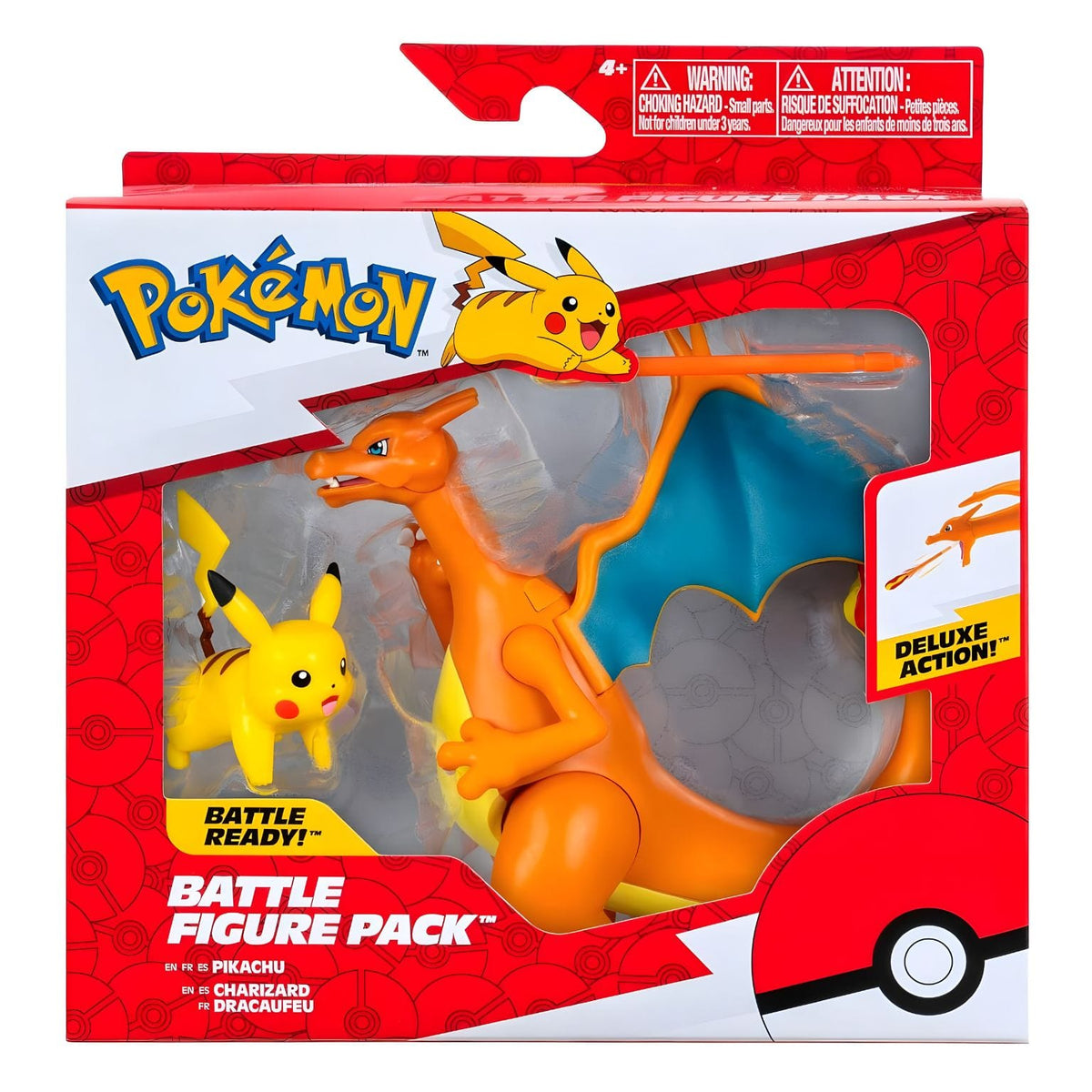 Pokémon Battle Figure Pikachu and Charizard in a two-figure pack