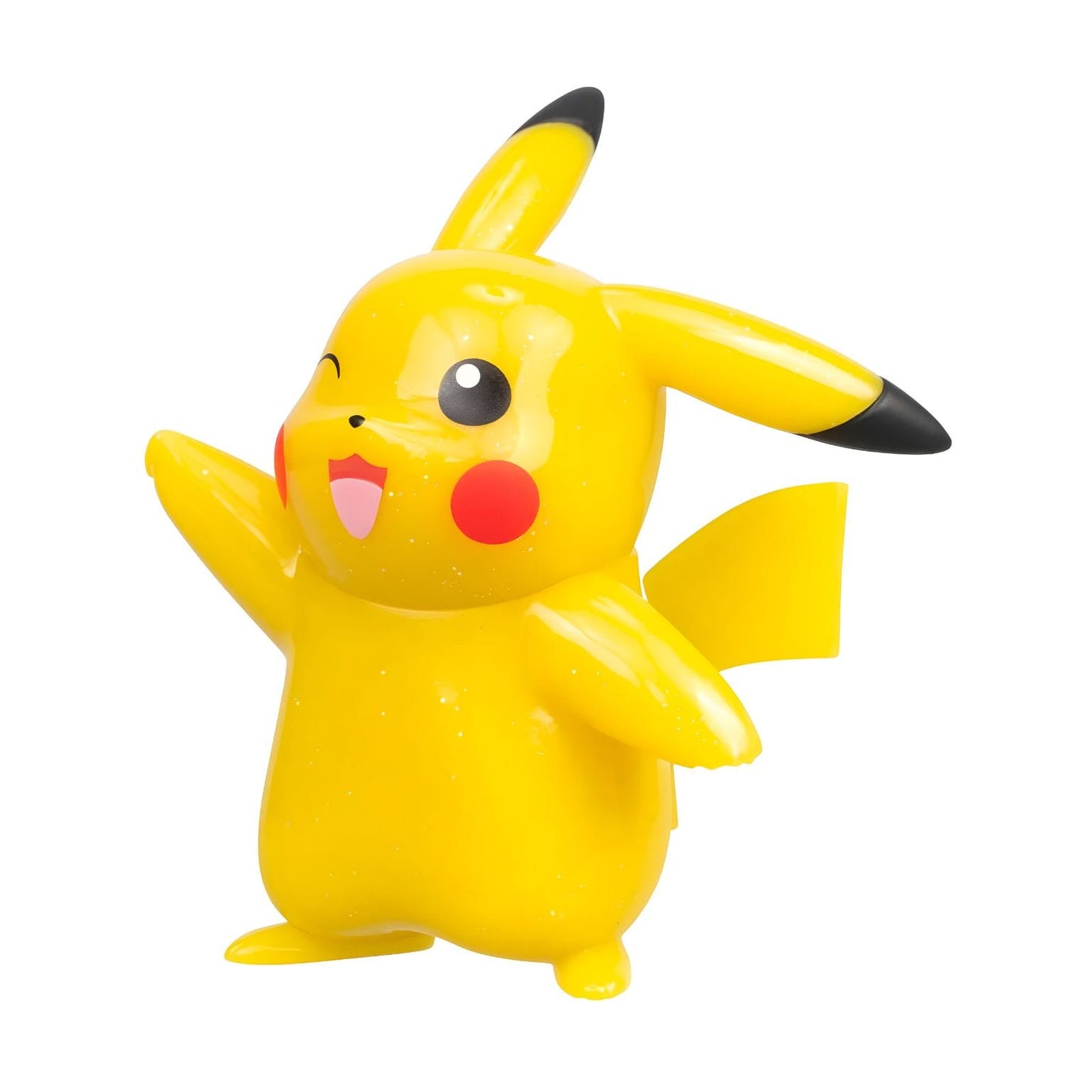 Figura colecionável Pokémon Pikachu com visual glitter comemorativo