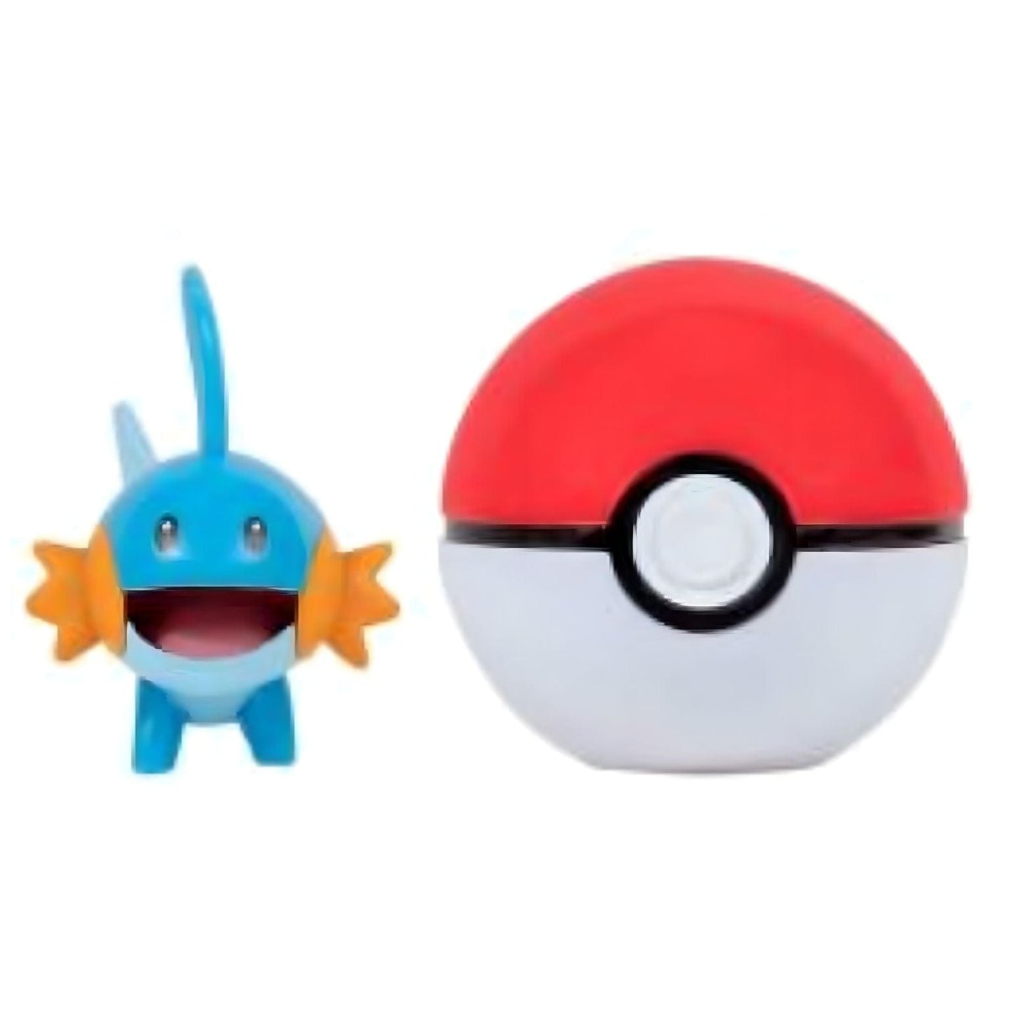 Pokémon Clip 'N' Go Mudkip & Poké ball vermelha e branca a abrir