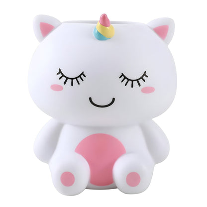 3D Unicorn pen holder to organize children's pencils and creative materials